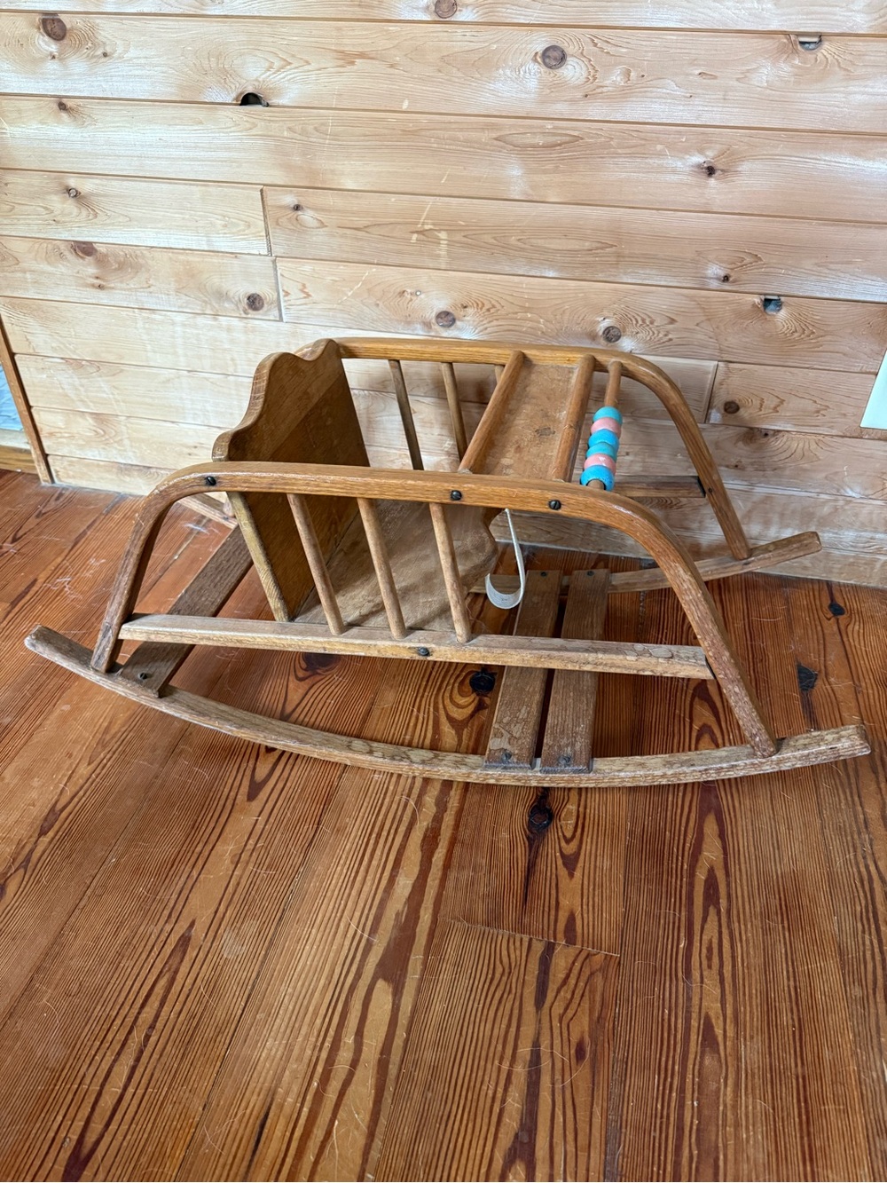 MCM Solid Wood Rocking Chair
